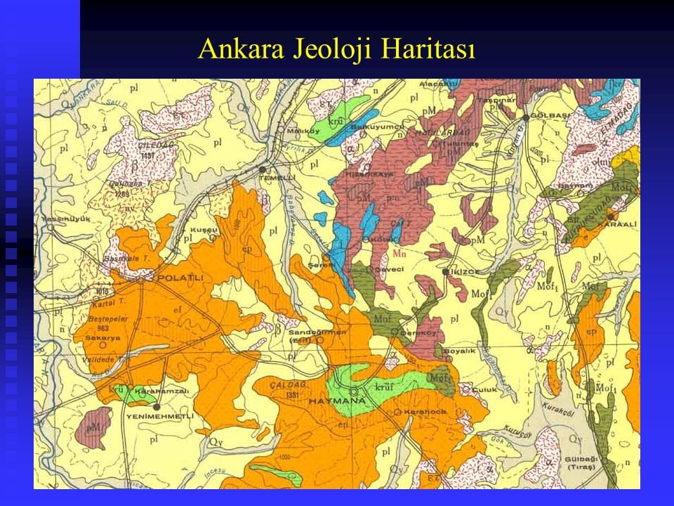 ankara jeoloji haritası